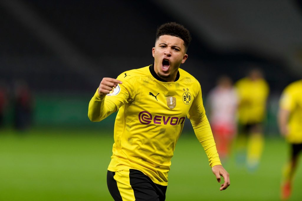 Sancho đã chơi rất xuất sắc cho đội tuyển Borussia Dortmund